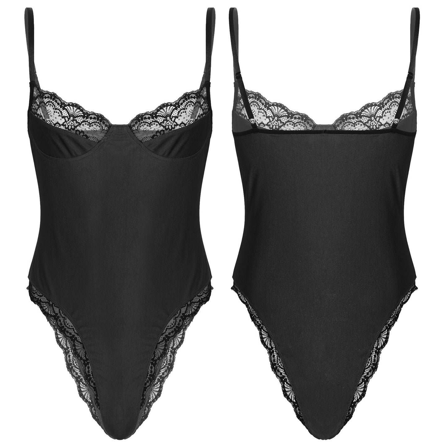 Sissy Bodysuit: Open Crotch Erotic Underwear for Men