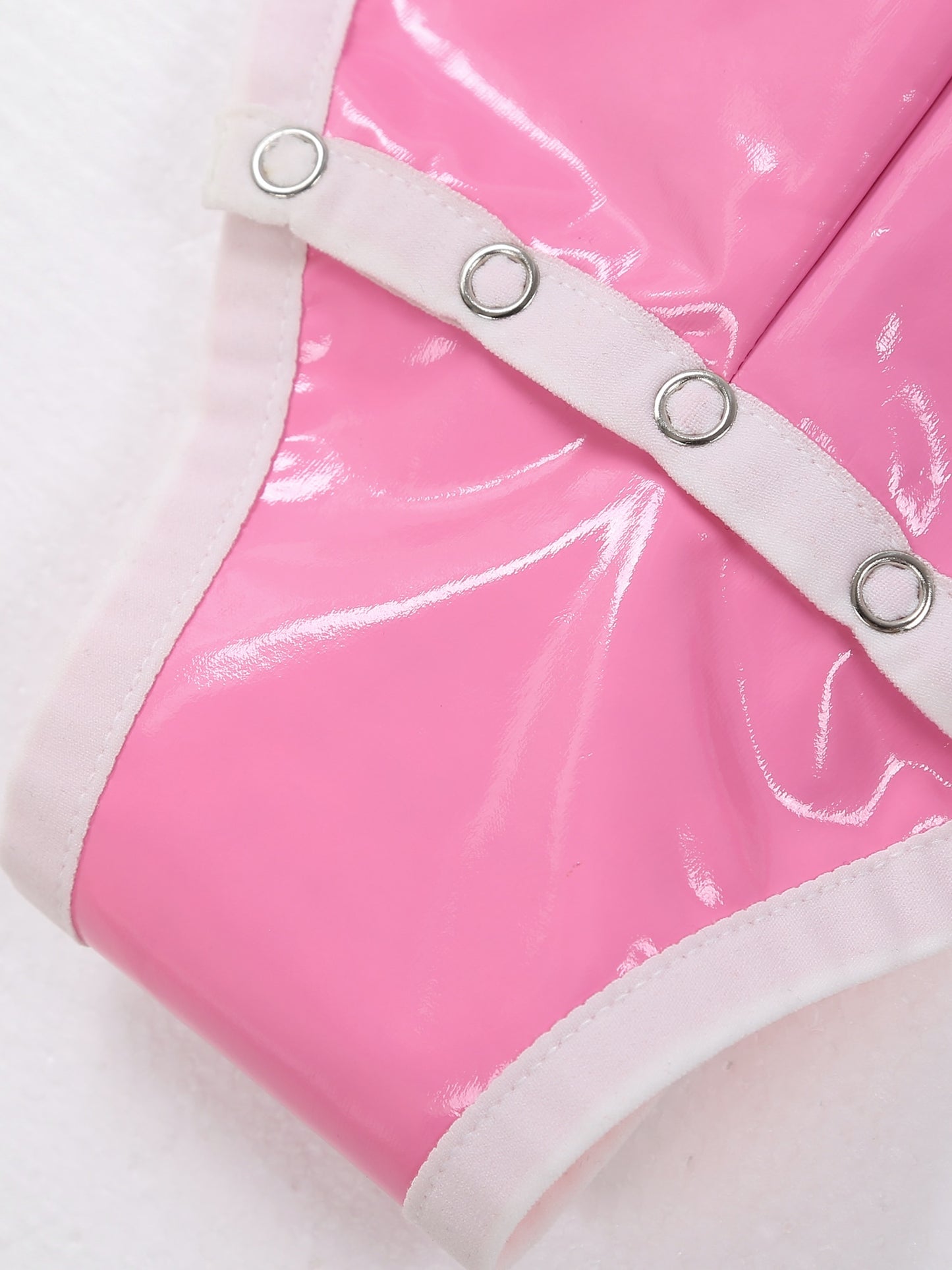 Patent Leather Bodysuit: Sexy Male Sissy Leotard for Parties