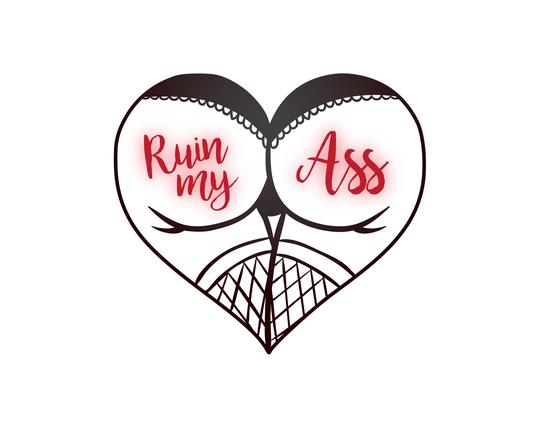Ruin My Ass - Temporary Tattoo (10 Pieces)