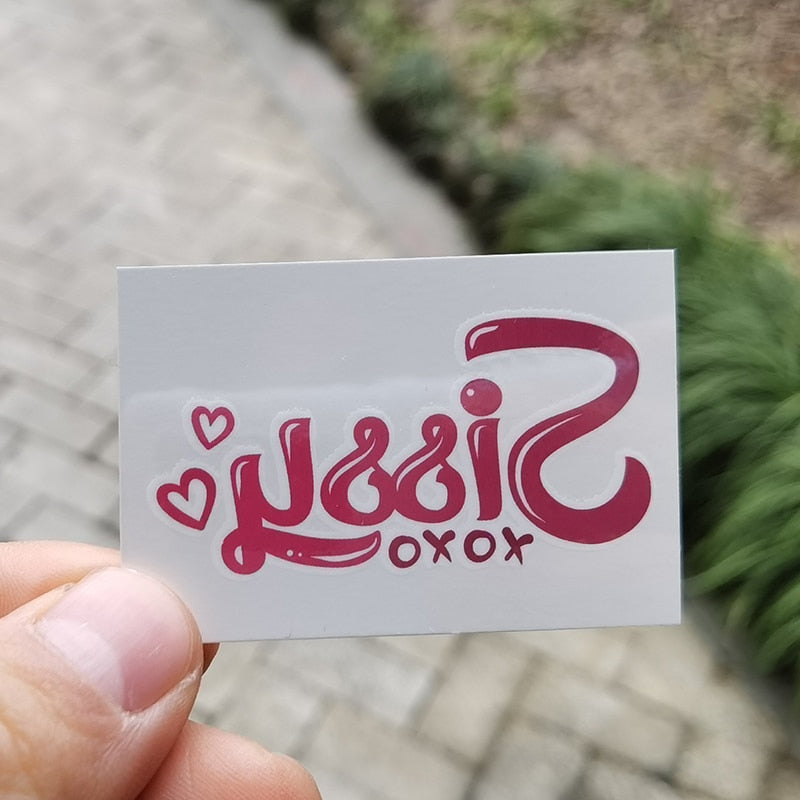 Sissy - Temporary Tattoo (10 Pieces)