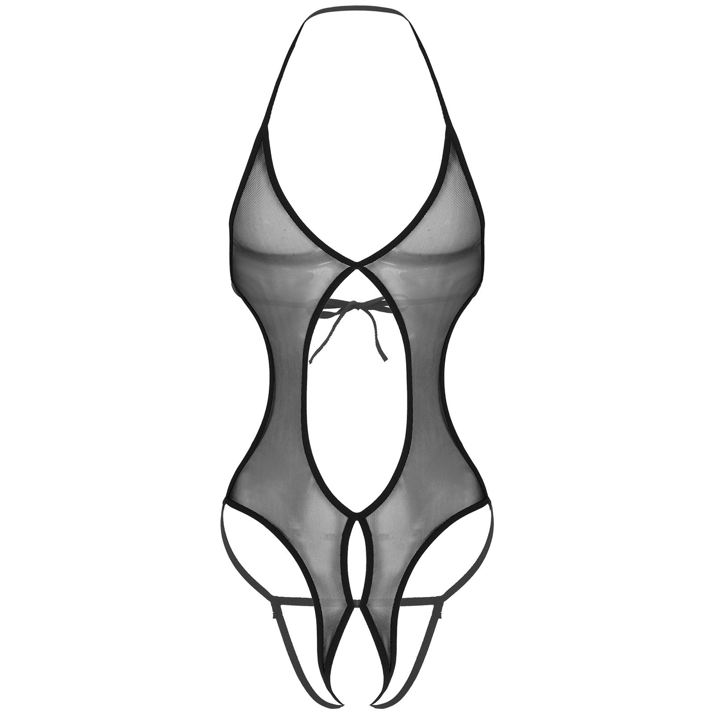 See-through Mesh Bodysuit: Seductive Lingerie for Sissy Role Play