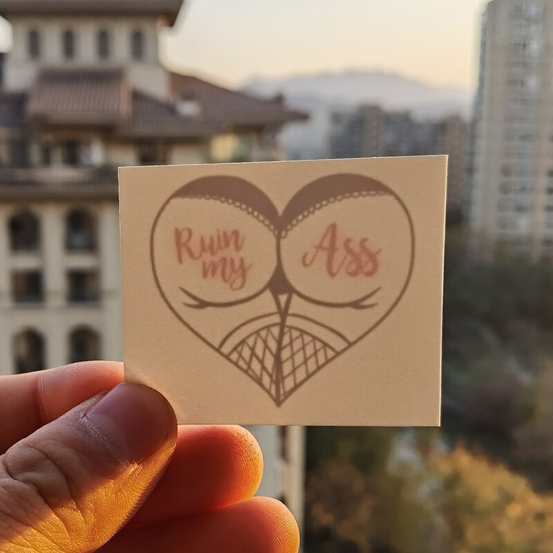 Ruin My Ass - Temporary Tattoo (10 Pieces)