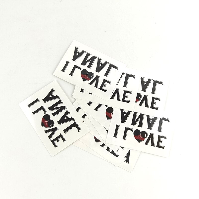 I Love Anal - Temporary Tattoo (10 Pieces)