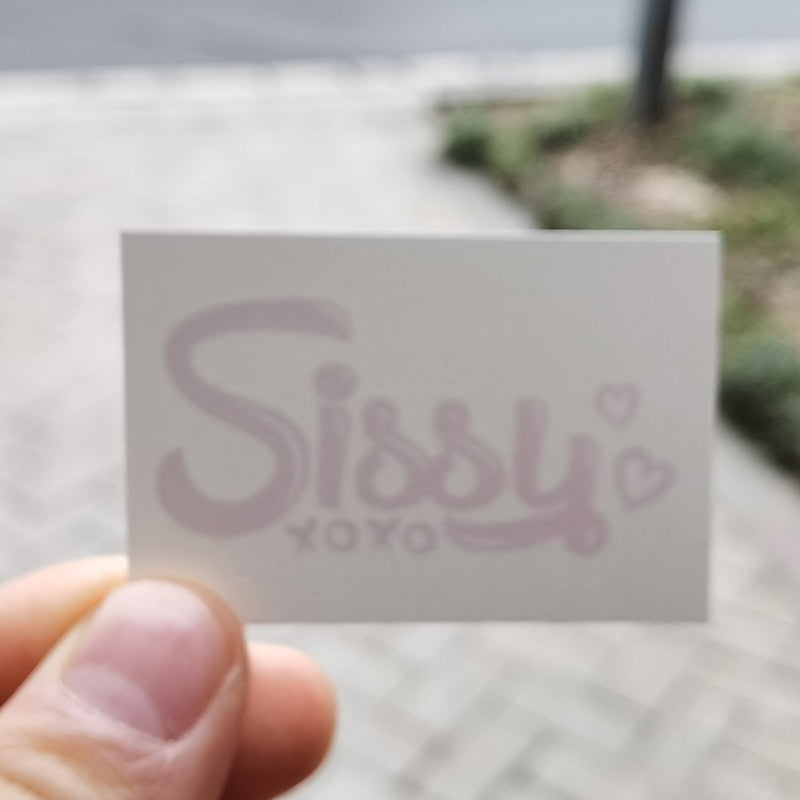 Sissy - Temporary Tattoo (10 Pieces)