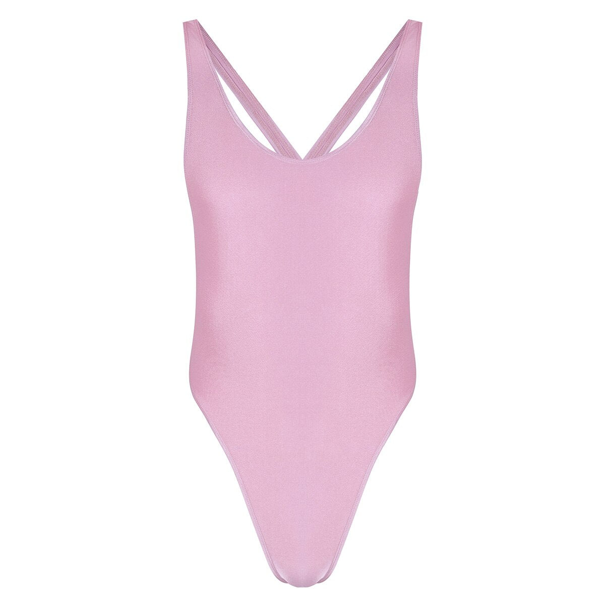 Sissy Criss-Cross Bodysuit: High Cut Nightwear for Men