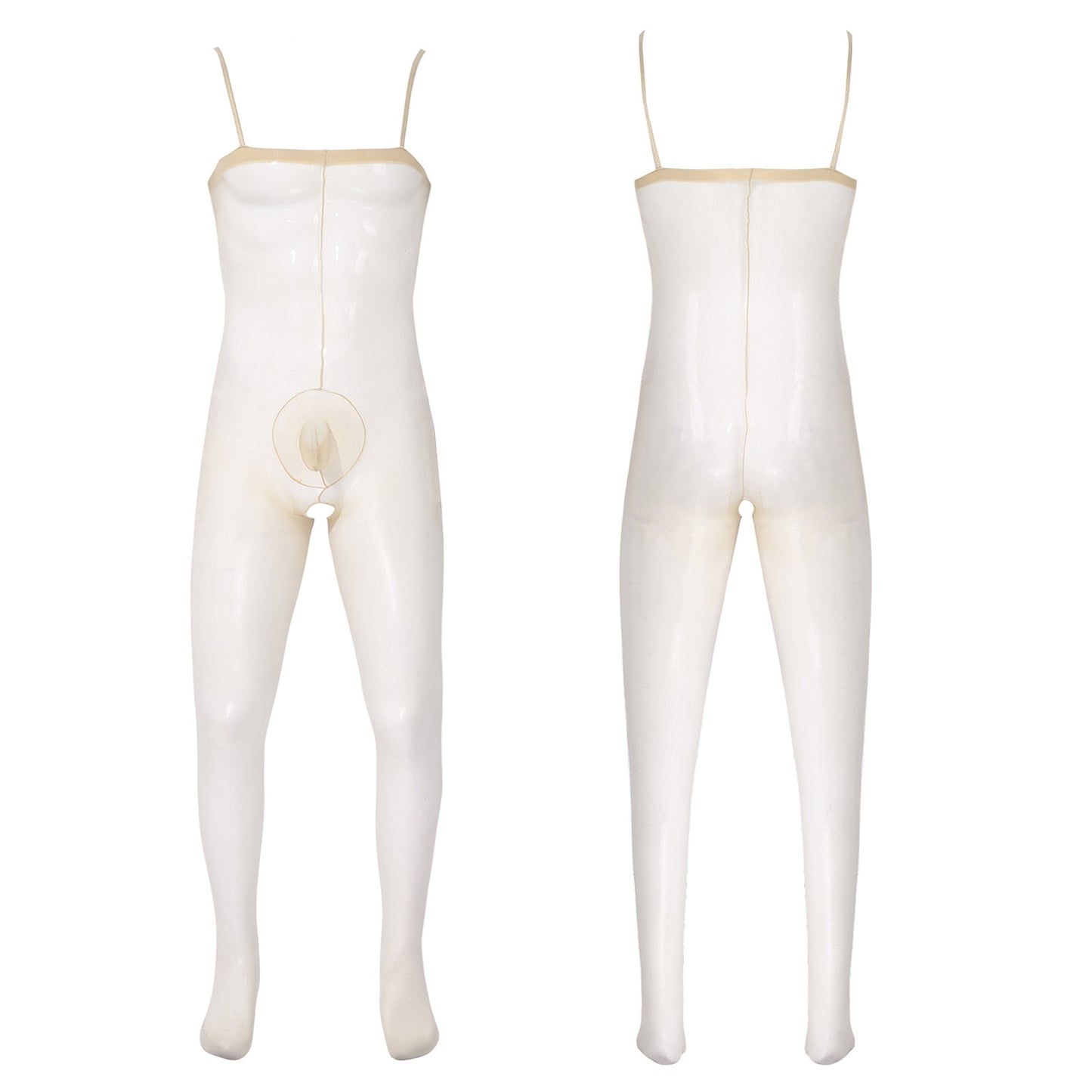 Deep V Mankini Bodysuit: Sexy Christmas Costume for Men