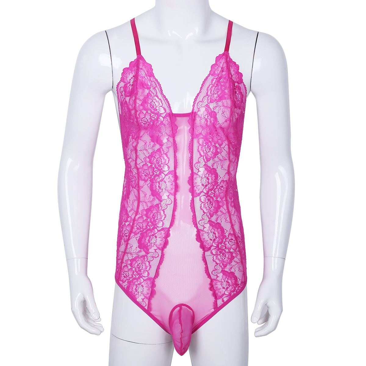 Sexy Lace Thong Bodysuit: Seductive Sleepwear for Men My Crossdresser Shop Sexy Lace Thong Bodysuit: Seductive Sleepwear for Men My Crossdresser Shop