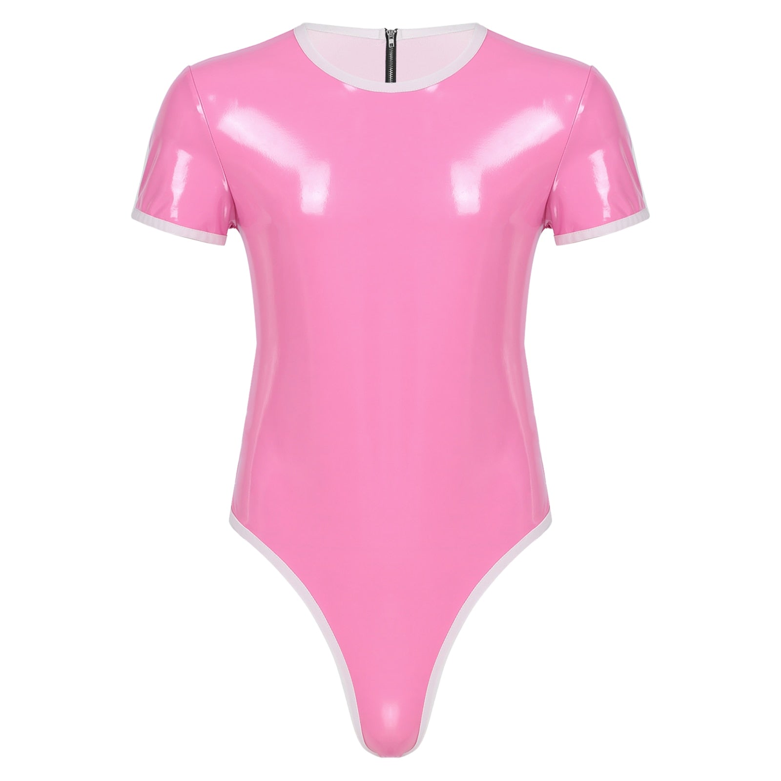 Pink Patent Leather Bodysuit: Sexy Male Sissy Lingerie – My