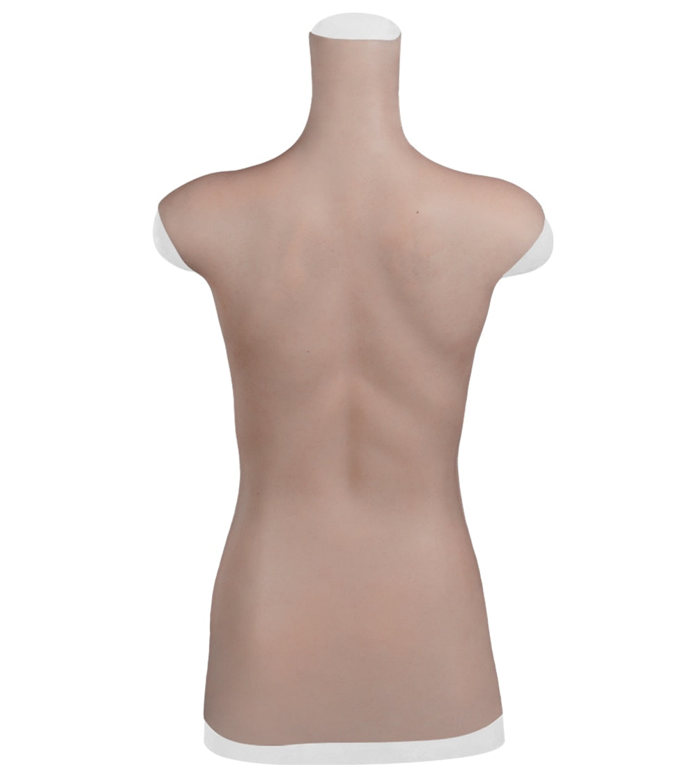 Realistic Silicone Fake Pregnant Belly with Stretch Marks - Crossdresser/Cosplay Accessory