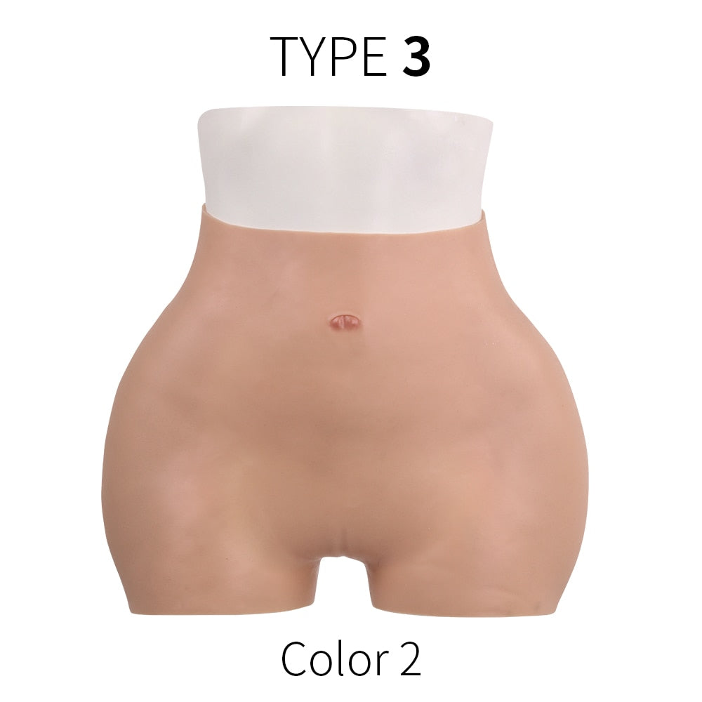 Artificial Silicone Buttock Enhancement Panties Fake Vagina Crossdressing for Crossdresser Transgender Drag Queen Shemale