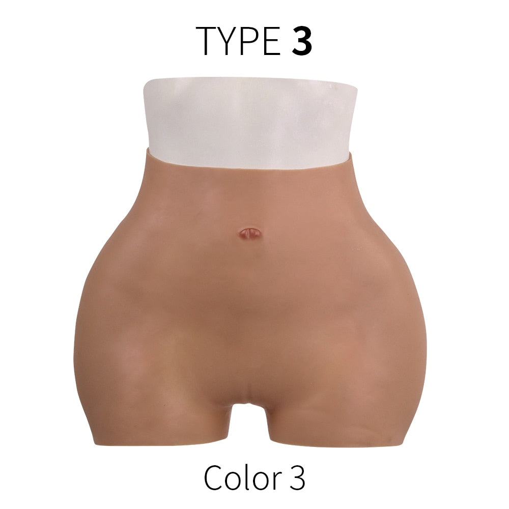 Artificial Silicone Buttock Enhancement Panties Fake Vagina Crossdressing for Crossdresser Transgender Drag Queen Shemale