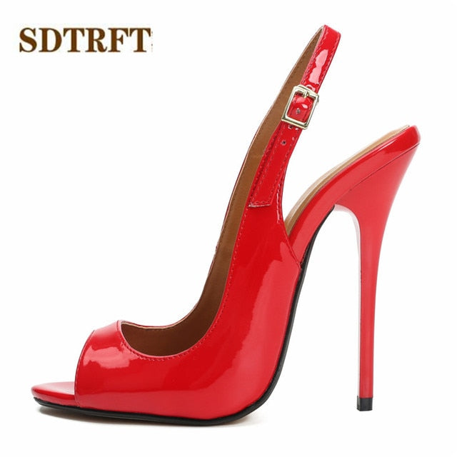 Ladies Stilettos: 13cm Thin High Heels for Sexy Cosplay - Crossdresser Wedding Shoes in Plus Sizes 45-48