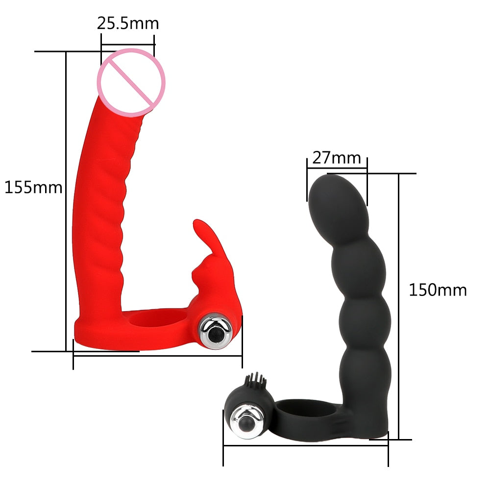 Double the Pleasure with the Double Penetration Anal Bead Plug