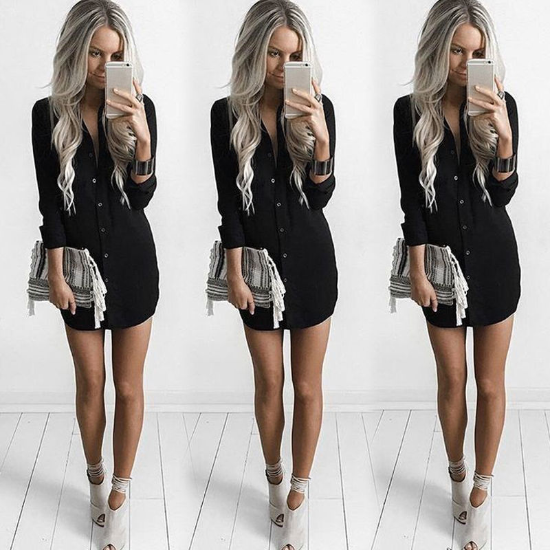 Long Sleeve Sexy Dress