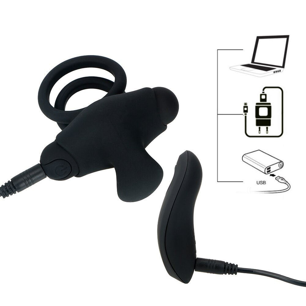 Ultimate Pleasure Enhancement: Vibrating Penis Rings with 10 Frequency Settings