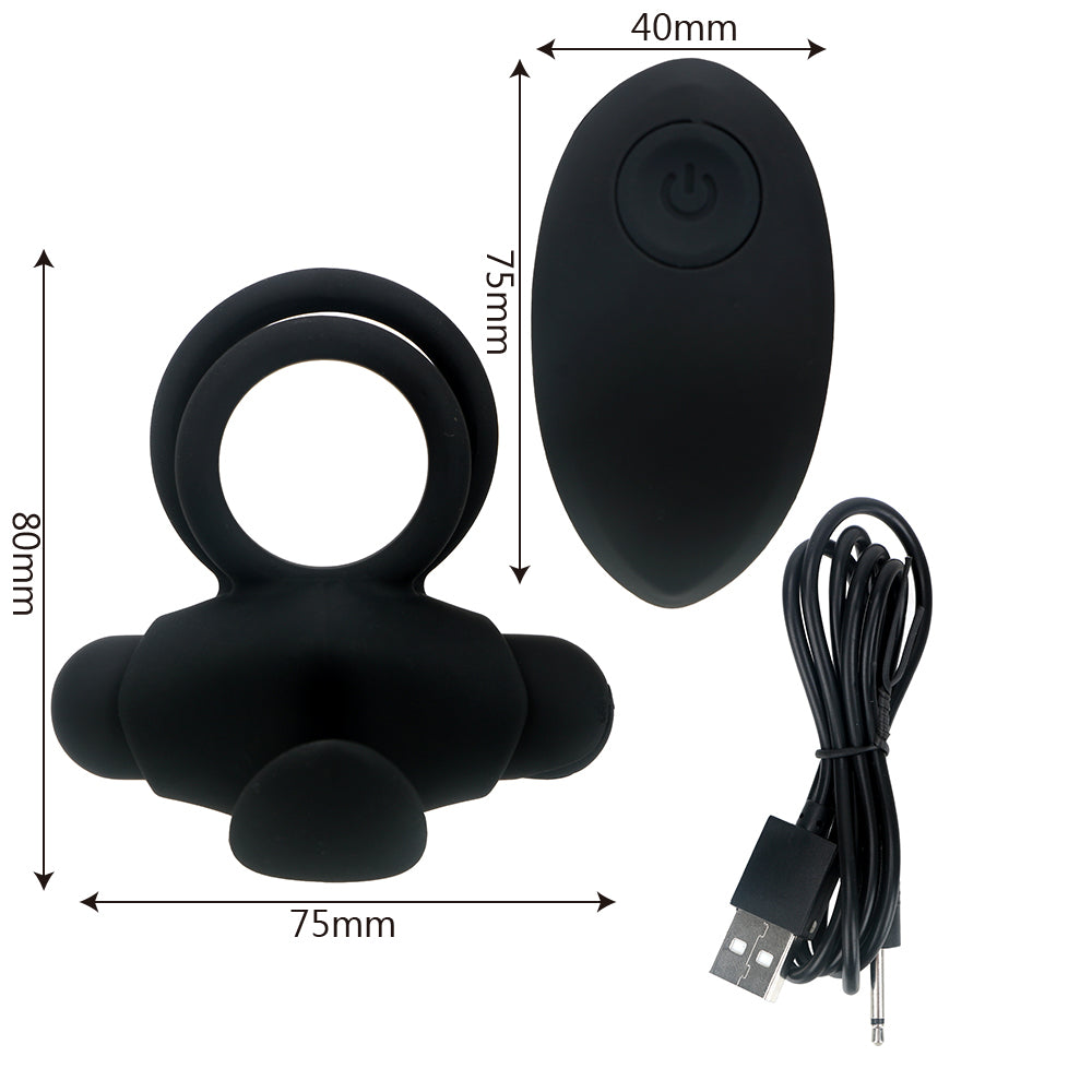 Ultimate Pleasure Enhancement: Vibrating Penis Rings with 10 Frequency Settings