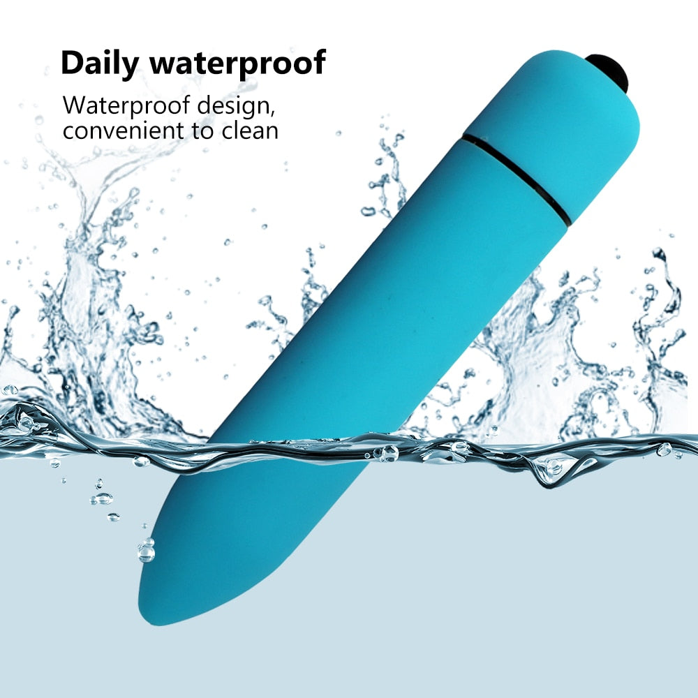 Experience Intense Stimulation with the 10-Speed Bullet Vibrator Dildo