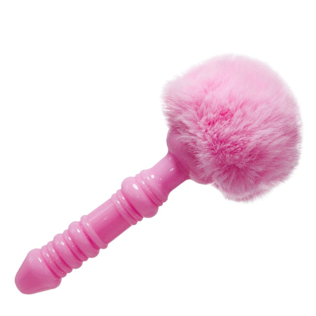 Rabbit Ripples: Anal Bead Butt Plug with Vibrating Rabbit Ears - Explore New Depths of Pleasure