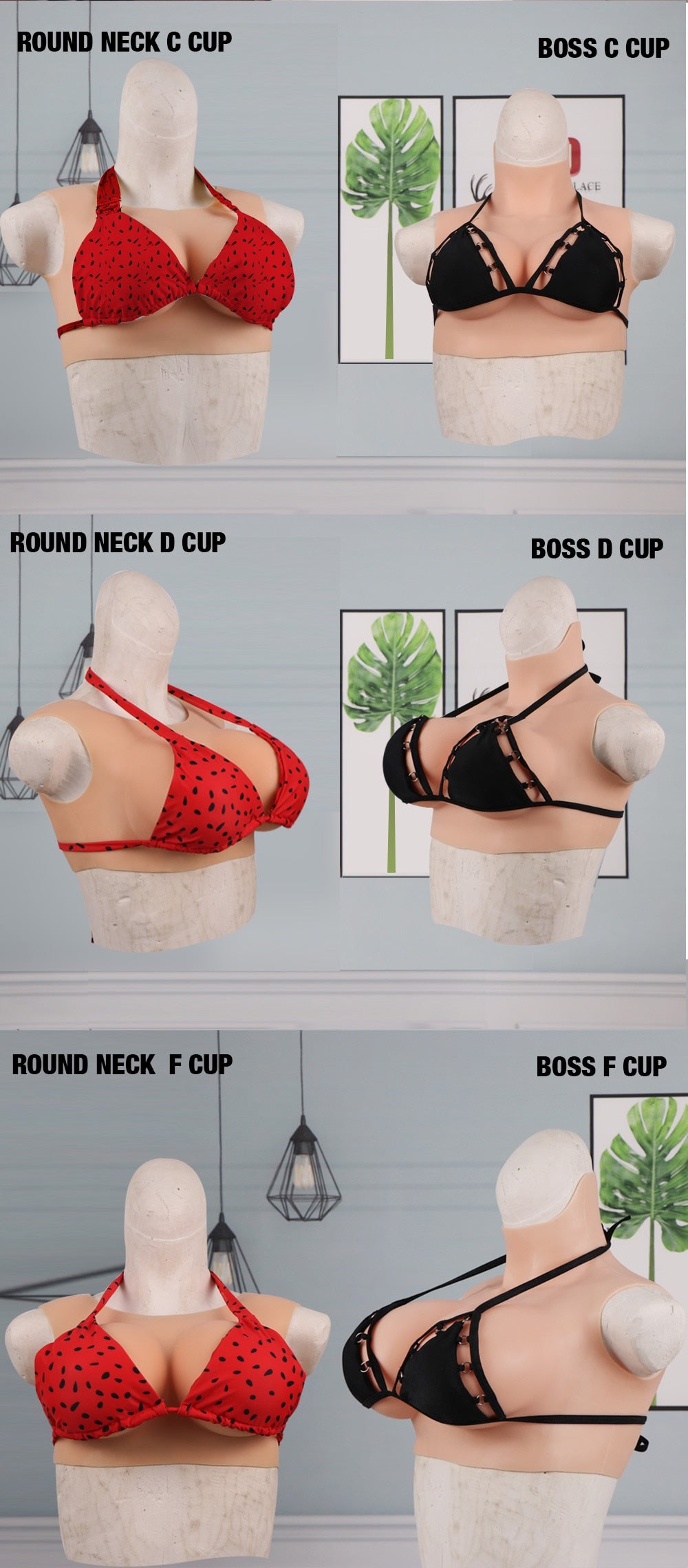 Silicone Breast Forms for Crossdressers - Realistic Fake Boobs