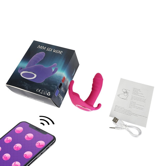 Revolutionize Your Intimacy: APP Remote Control Vibrator - Couples' Adult Toy for G-Spot and Clitoris Stimulation, Vagina Eggs Included - Discover Ultimate Pleasure