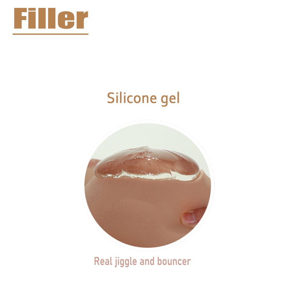 Silicone Gel Filled Fake Boobs for Crossdressers - Wider Shoulder, B/C/D/F Cup Options