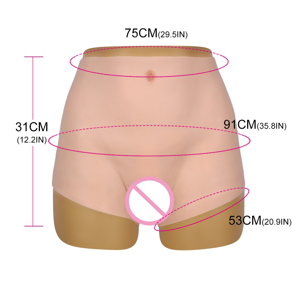 Silicone Panty Penetrable Fake Pussy