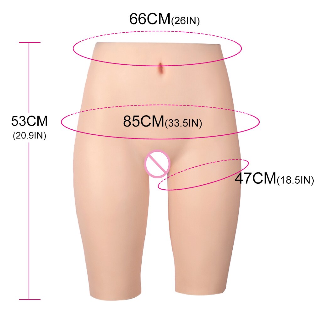 Silicone Pants Penetrable for Crossdresser