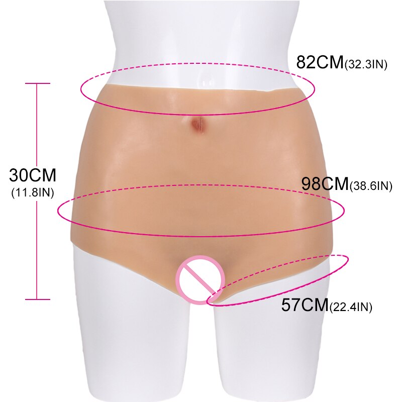 Large Size Fake Buttocks Cosplay Crossdresser