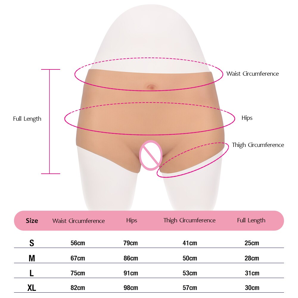 Transvestites Silicone Pants Crossdresser Fake Vagina
