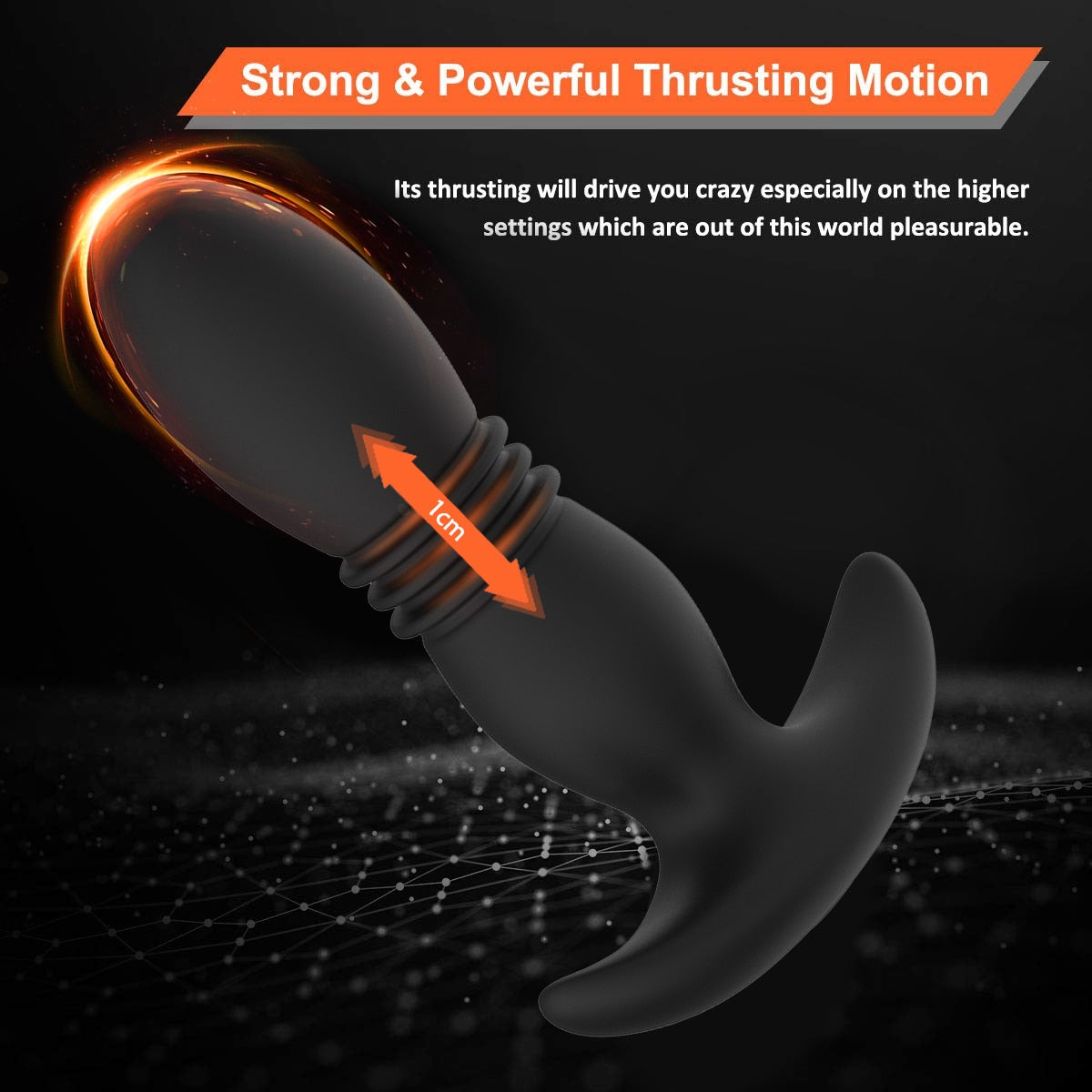 Next-Level Pleasure: Wireless Remote Control Anal Vibrator - Telescopic Dildo with Vibrating and Prostate Massaging Functions - Unleash Your Desires with this Male Sex Toy