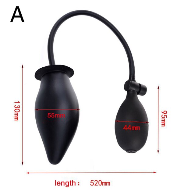 Expandable Pleasure: Anal Plug Sex Toys for Male and Female - Vestibular Inflatable Anal Dilator Masturbator