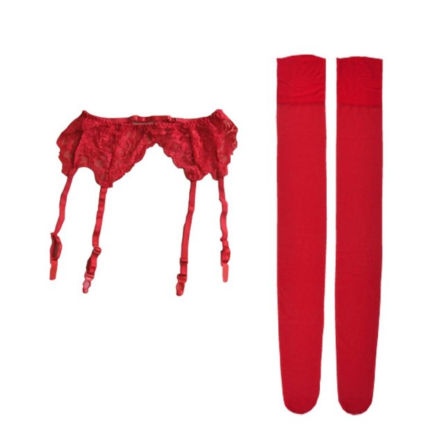 Multicolor Sling Stocking Garter Belt