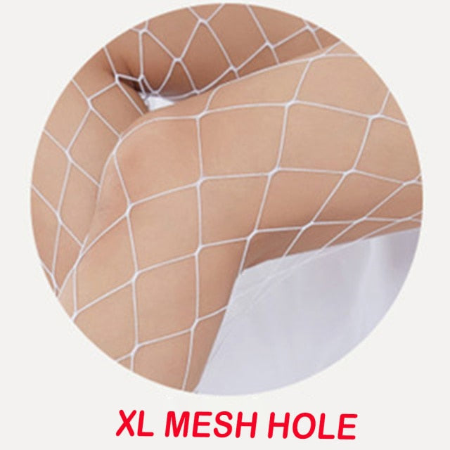 High Knee Long Mesh Tights