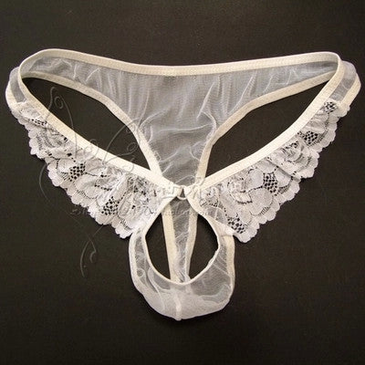 Men's sexy open crotch panties
