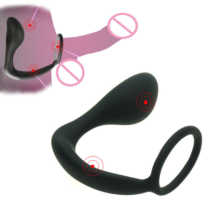 Ultimate Pleasure Combo: Prostate Massager Anal Plug with Cock Ring My Crossdresser Shop Ultimate Pleasure Combo: Prostate Massager Anal Plug with Cock Ring My Crossdresser Shop