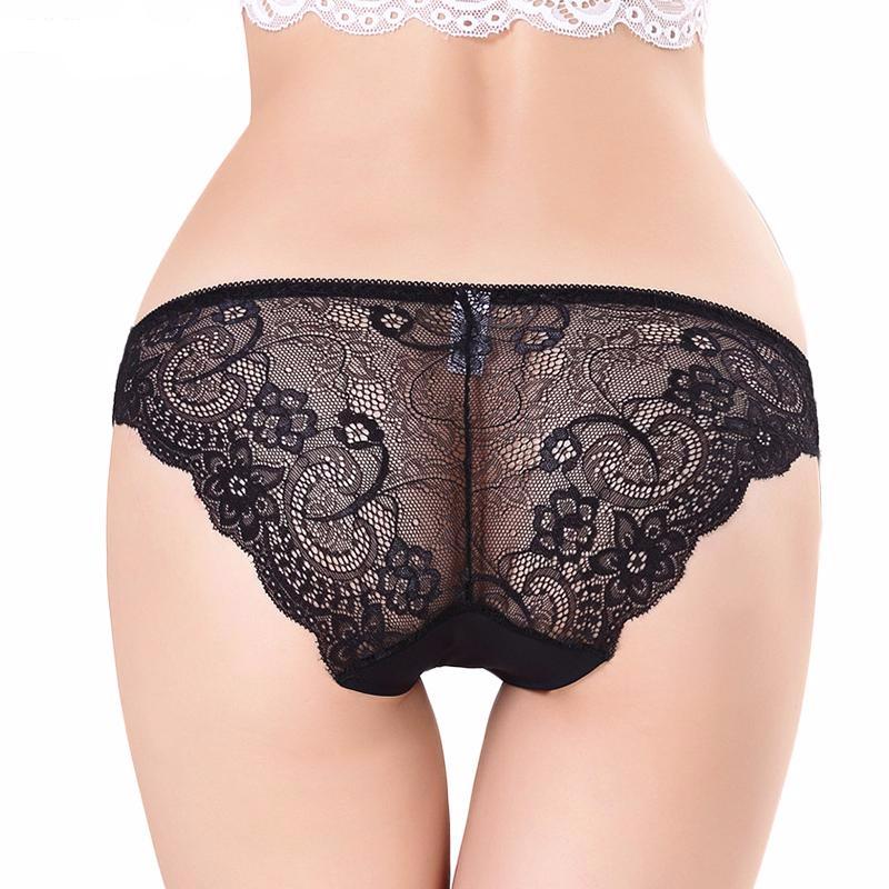 Sexy lace panties seamless cotton Hollow briefs – My Crossdresser Shop