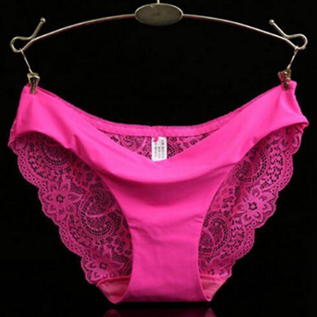 Sexy lace panties seamless cotton Hollow briefs