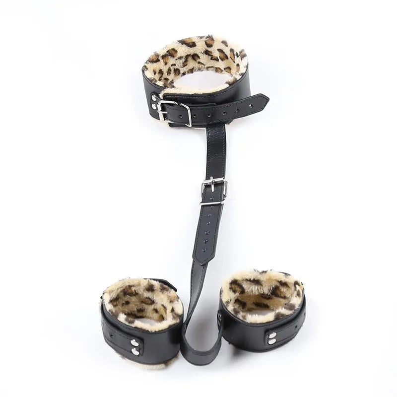 Intimate Couples' Accessories: Neck Cuffs for BDSM Bondage, Stimulation, and Flirting - Coll - Image 8