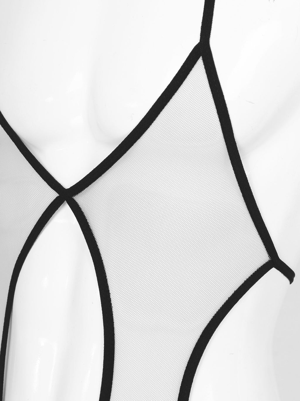 Sheer Mesh Catsuit for Crossdressers - Image 49