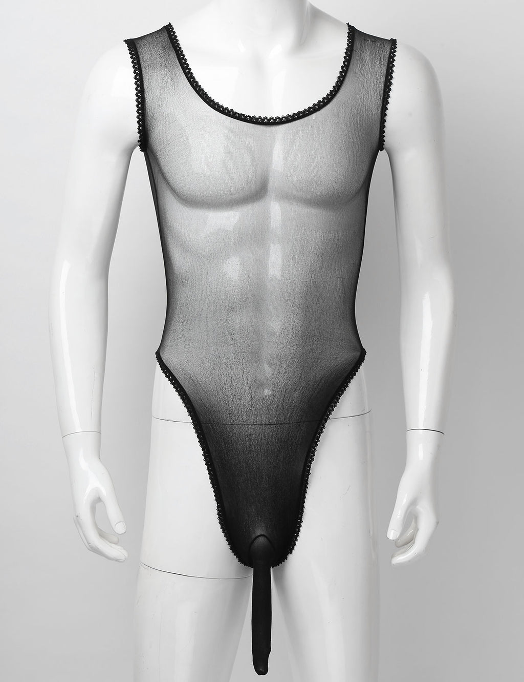 Satin Bodysuit for Crossdressers - Style 3 - Image 11