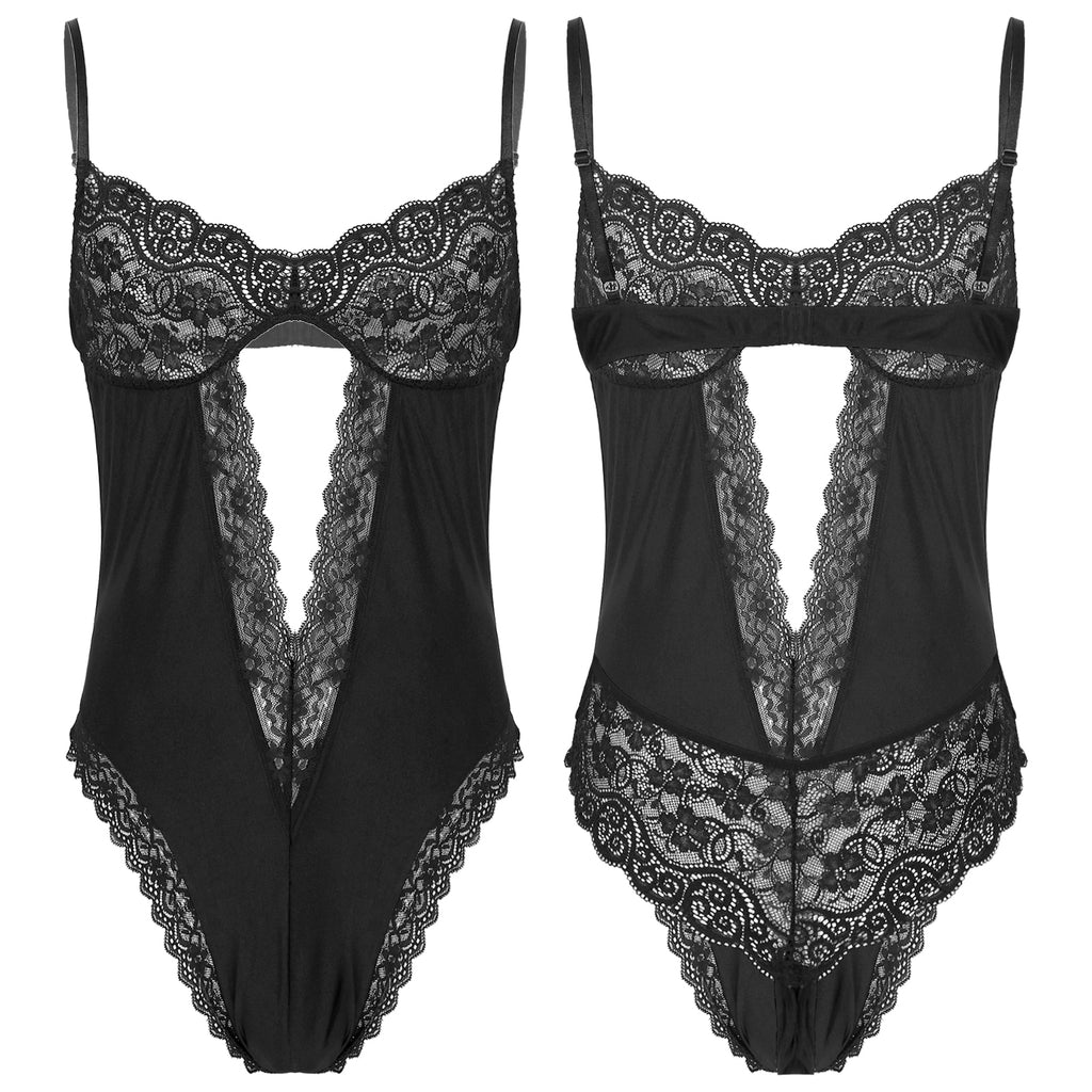 Sheer Mesh Catsuit for Crossdressers - Style 2 - Image 10