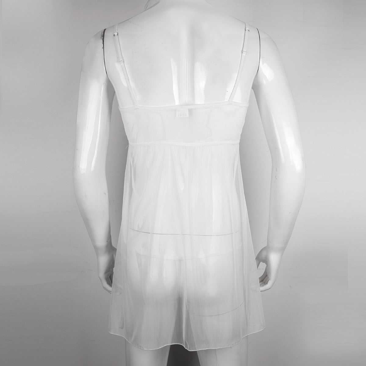 Sheer Mesh Lingerie Set: Crossdresser's Seductive Sleepwear