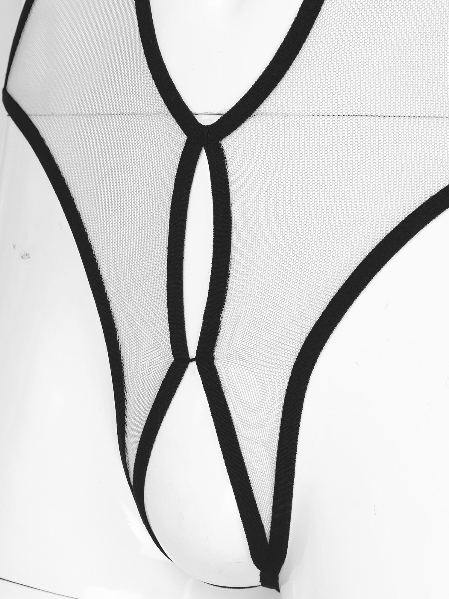 Sheer Mesh Catsuit for Crossdressers - Image 50