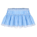 Plaid Ruffle Mini Skirt for Crossdressers - Image 2