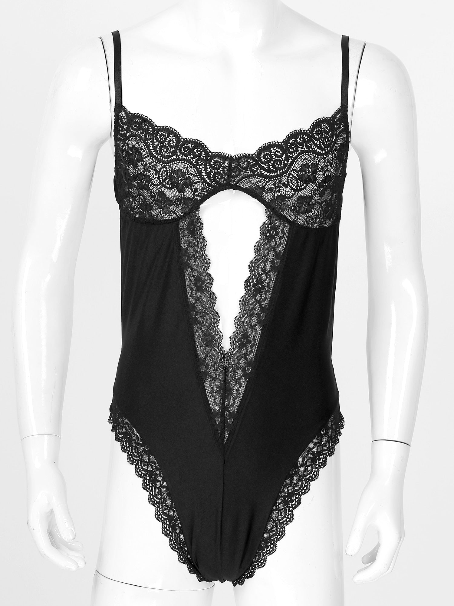 Sheer Mesh Catsuit for Crossdressers - Style 6 - Image 20