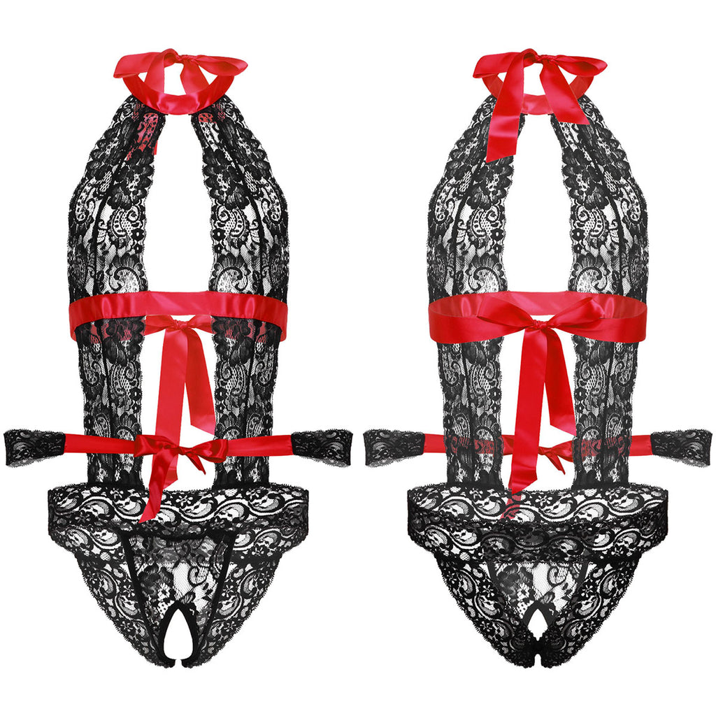 Lace Lingerie Set for Crossdressers - Style 5 - Image 25