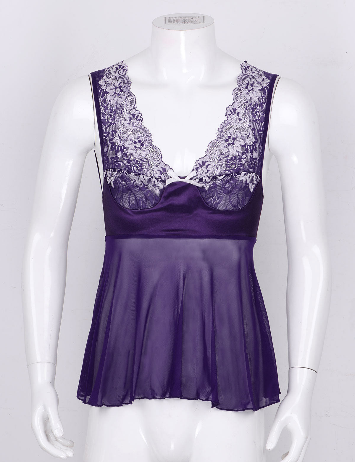 Lace Babydoll Dress for Crossdressers - Style 5 - Image 8