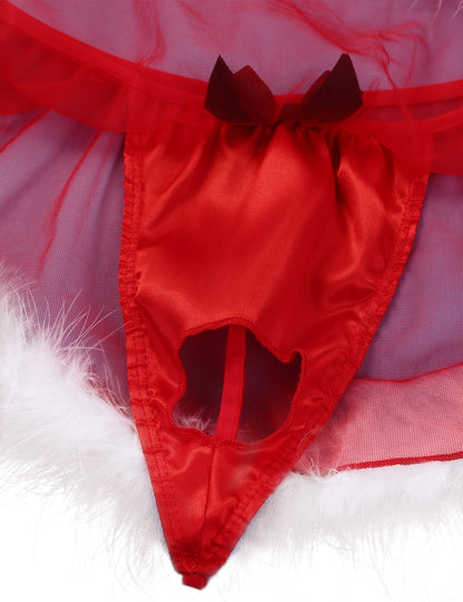 Sissy Christmas Costume: Sexy Crossdressing Lingerie for the Holidays