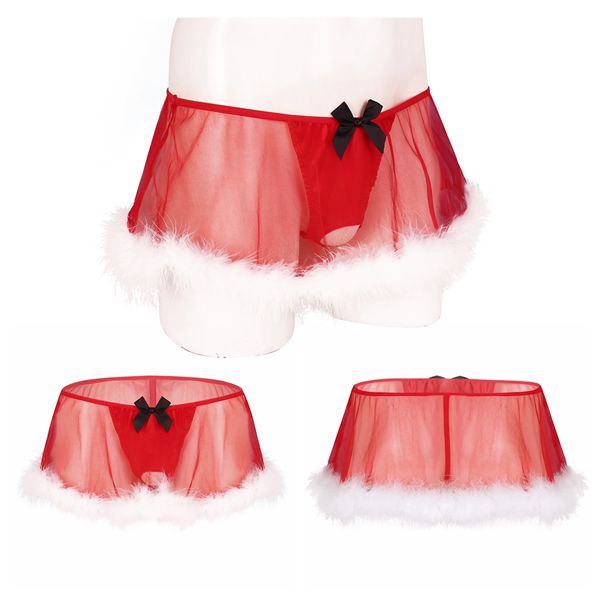 Festive Feminine Lingerie Set for Crossdressers - Image 5
