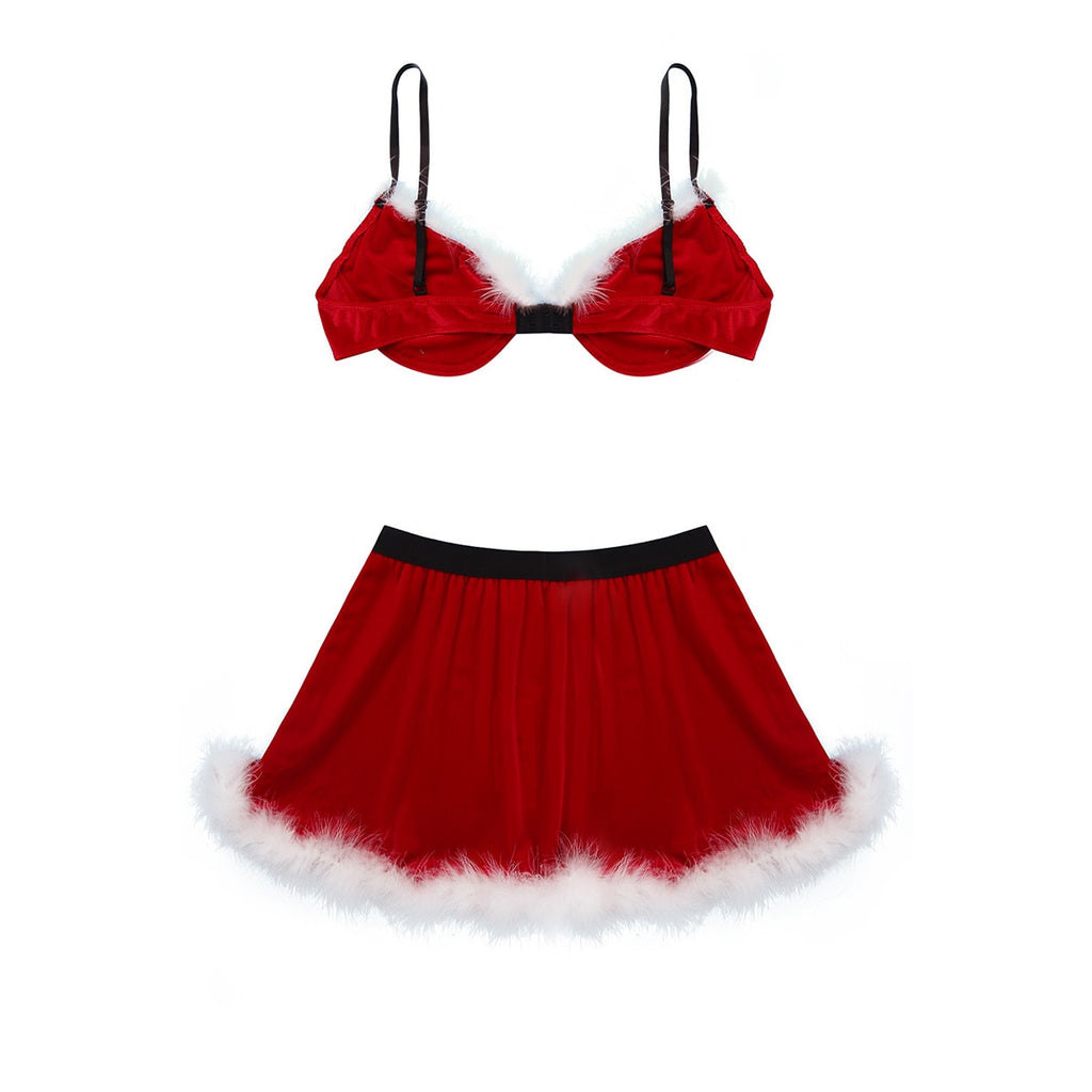 Festive Feminine Lingerie Set for Crossdressers - Style 2 - Image 3